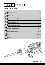 Preview for 1 page of MaxPro MPDH1500 Manual