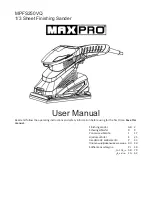 MaxPro MPFS250VQ User Manual preview