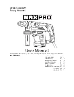 MaxPro MPRH1250/32V User Manual preview