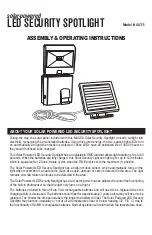 MAXSA 44311 Assembly & Operating Instructions preview