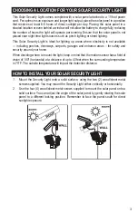 Preview for 3 page of MAXSA BRIGHT 44449-L Assembly & Operating Instructions