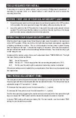 Preview for 4 page of MAXSA BRIGHT 44449-L Assembly & Operating Instructions