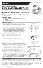 MAXSA PARK RIGHT 37110 Assembly Instruction Manual предпросмотр