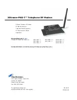 MaxStream 24XStream-PKG-T Product Manual предпросмотр