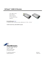 Preview for 1 page of MaxStream 9XTend Product Manual