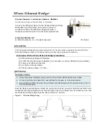 Предварительный просмотр 1 страницы MaxStream XPress Ethernet Bridge XEB09-I User Manual