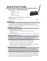 Preview for 1 page of MaxStream XTend-PKG-E Quick Start Manual