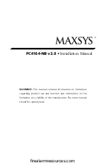 Preview for 26 page of Maxsys PC4164-NB Manual