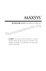 Предварительный просмотр 29 страницы Maxsys PC4164-RS Installation Manual