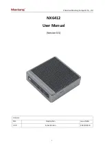 Preview for 3 page of Maxtang NX6412 User Manual