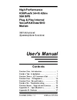 MaxTech K56Plus-L/CPI-SVD User Manual preview