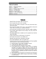 Preview for 2 page of MaxTech XT5861 User Manual