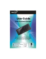 MAXTEK Solar Powered Charger User Manual предпросмотр