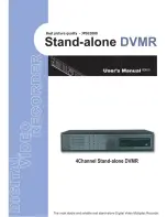 Maxtor 4 Channel Stand-alone DVMR User Manual предпросмотр