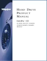 Предварительный просмотр 1 страницы Maxtor 4320 Product Manual