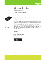 Предварительный просмотр 1 страницы Maxtor Basics 120GB STM901203EHM301-RK Datasheet