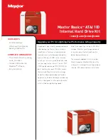 Maxtor Basics ATA/100 Datasheet предпросмотр