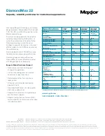 Предварительный просмотр 2 страницы Maxtor DiamondMax 22 Datasheet