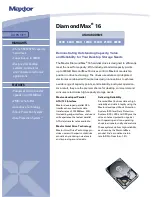 Maxtor DiamondMax 4A160J0 Datasheet preview