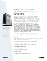 Maxtor One Touch 4 Plus Datasheet предпросмотр