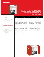 Предварительный просмотр 1 страницы Maxtor SATA II/300 Datasheet