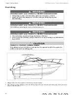 Предварительный просмотр 10 страницы Maxum 2500 SE Sport Cruiser Owner'S Manual Supplement