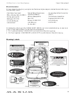 Preview for 15 page of Maxum 2500 SE Sport Cruiser Owner'S Manual Supplement