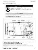 Preview for 63 page of Maxum 2500 SE Sport Cruiser Owner'S Manual Supplement