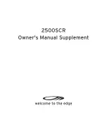 Maxum 2500SCR Owner'S Manual preview