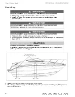 Preview for 12 page of Maxum 3100 SE Sport Cruiser Owner'S Manual