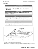 Предварительный просмотр 12 страницы Maxum 4200 SY Sport Yacht Owner'S Manual Supplement