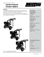 Предварительный просмотр 3 страницы Maxus MX5223 Operating Instructions And Parts Manua