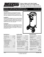 Maxus MXS21002 Assembly & Parts List preview