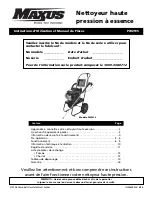 Preview for 17 page of Maxus PW2515 Operating And Parts Manual