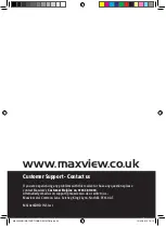 Предварительный просмотр 52 страницы Maxview MXL020HD Operating Manual