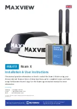 Maxview MXL051 Installation & User'S Instructions preview