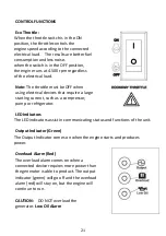 Preview for 23 page of maxwatt MX2000iS Operator'S Manual