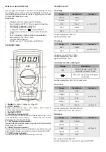 Preview for 2 page of Maxwell Digital Multimeters 25103 User Manual