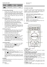 Preview for 3 page of Maxwell Digital Multimeters 25103 User Manual