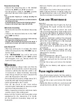 Preview for 7 page of Maxwell Digital Multimeters 25304 User Manual