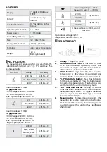 Предварительный просмотр 3 страницы Maxwell Digital Multimeters 25402 User Manual