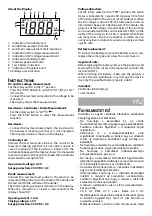 Предварительный просмотр 4 страницы Maxwell Digital Multimeters 25402 User Manual