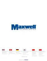 Предварительный просмотр 11 страницы Maxwell 16 V Series User Manual