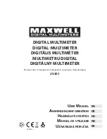 Preview for 1 page of Maxwell 25201 User Manual