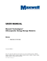 Предварительный просмотр 1 страницы Maxwell BMOD0010 E160 B02 User Manual