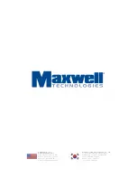 Предварительный просмотр 11 страницы Maxwell BMOD0010 E160 B02 User Manual