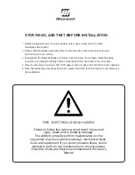 Preview for 2 page of Maxwell MASF036-N1 User Manual