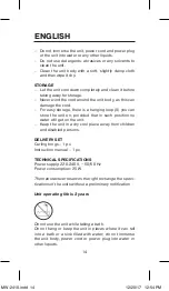 Preview for 14 page of Maxwell MW-2410 BK Manual Instruction