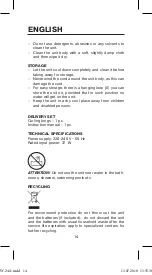 Предварительный просмотр 14 страницы Maxwell MW-2411 Manual Instruction