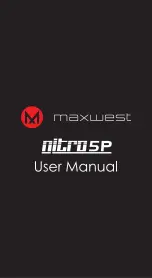 Preview for 1 page of MaxWest Nitro 5P User Manual